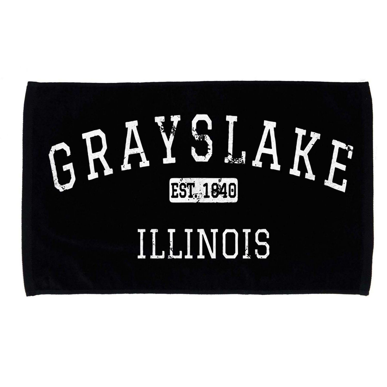 Grayslake Illinois Il Vintage Microfiber Hand Towel