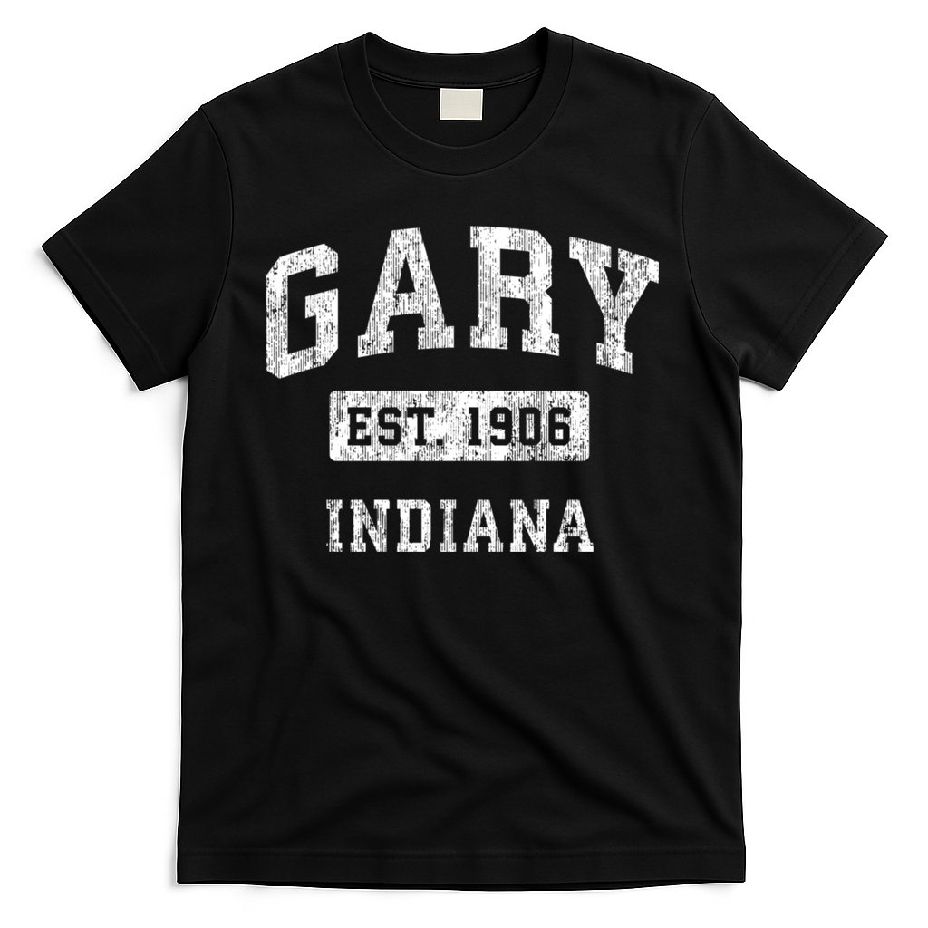 Gary Indiana In Vintage Established Sports T-Shirt