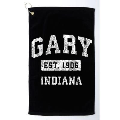 Gary Indiana In Vintage Established Sports Golf Towel