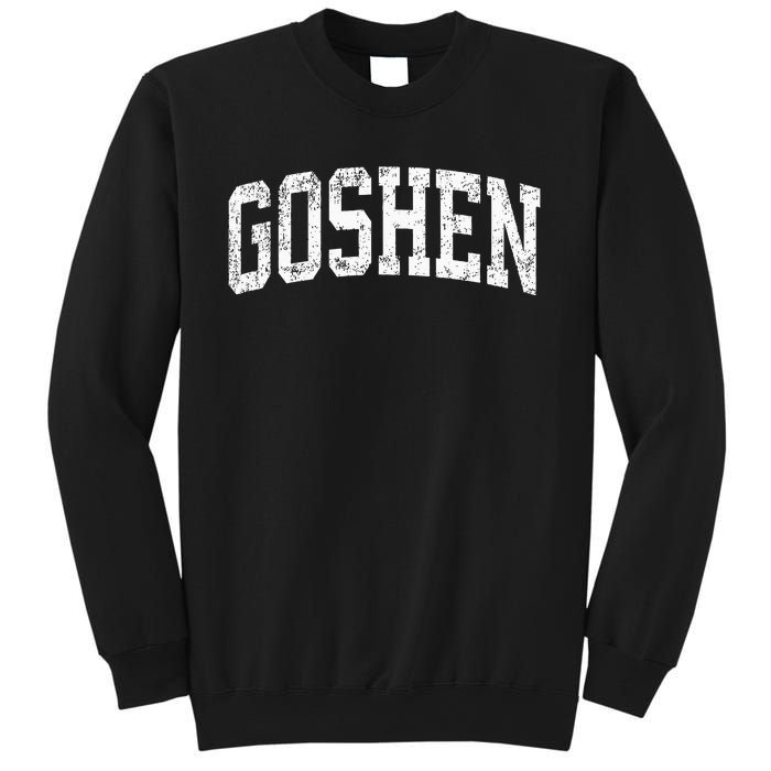 Goshen Indiana In Vintage Athletic Sports Design Sweatshirt