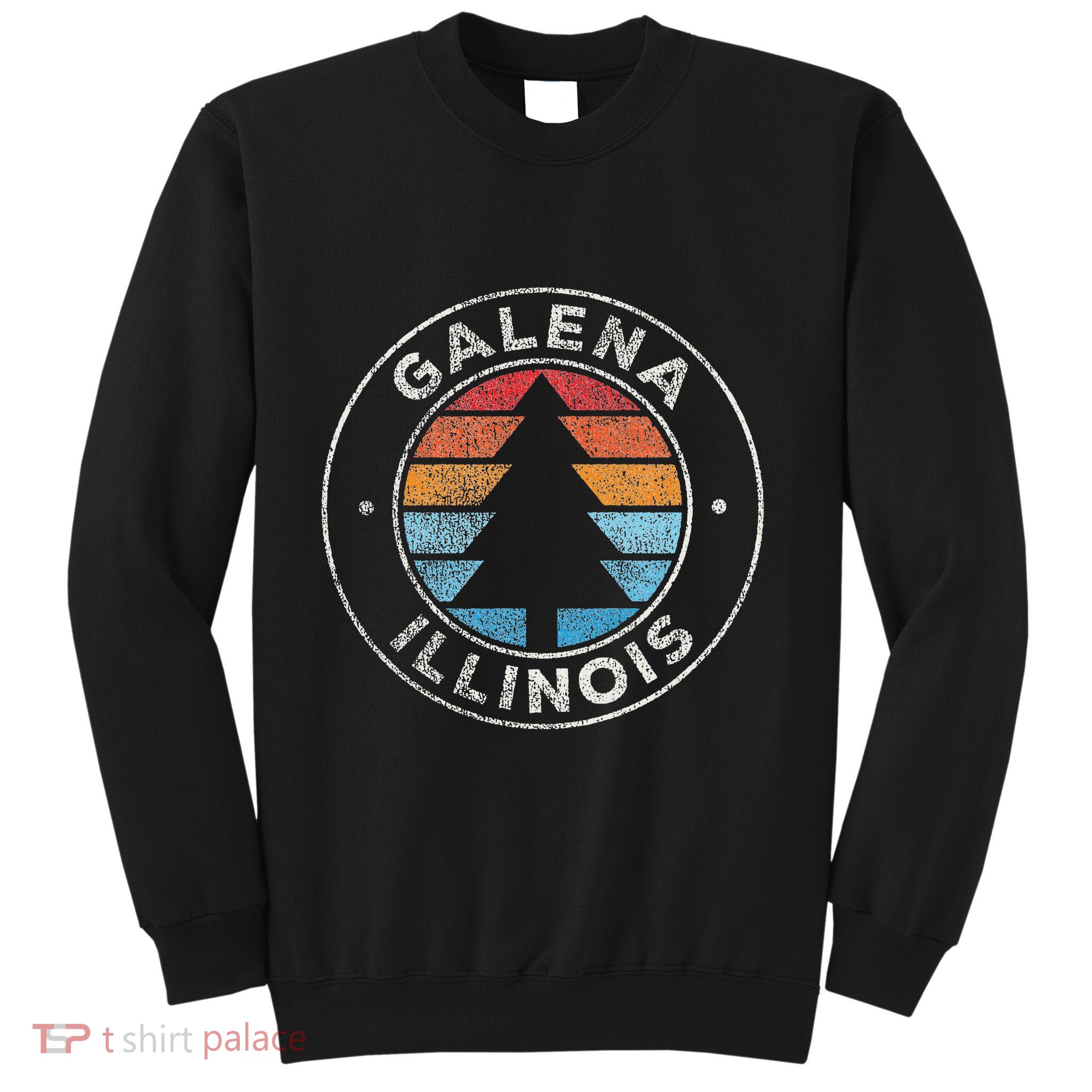 Galena Illinois Il Vintage Graphic Retro 70s Sweatshirt