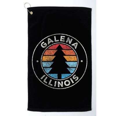 Galena Illinois Il Vintage Graphic Retro 70s Golf Towel