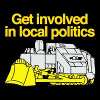 Get Involved In Local Politics Flexfit Unipanel Trucker Cap