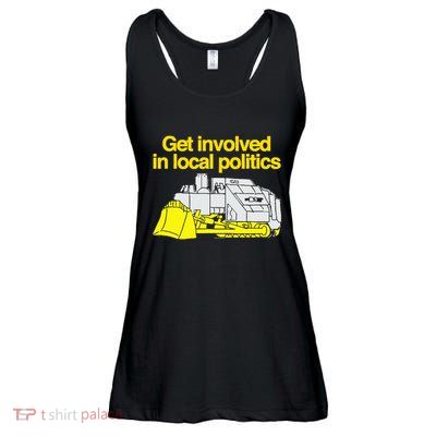 Get Involved In Local Politics Ladies Essential Flowy Tank