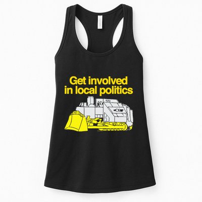 Get Involved In Local Politics Womens Tank Top