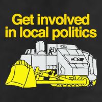 Get Involved In Local Politics Golf Towel