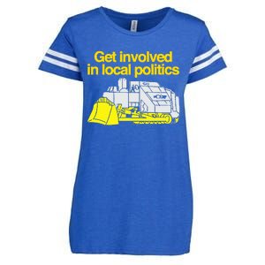 Get Involved In Local Politics Enza Ladies Jersey Football T-Shirt