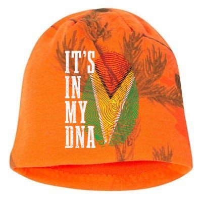 Guyana It's In My DNA Pride Guyanese Flag Roots Kati - Camo Knit Beanie