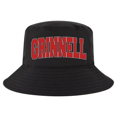 Grinnell Ia Iowa Varsity Style Usa Vintage Sports Gift Cool Comfort Performance Bucket Hat