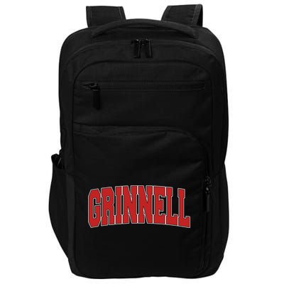 Grinnell Ia Iowa Varsity Style Usa Vintage Sports Gift Impact Tech Backpack