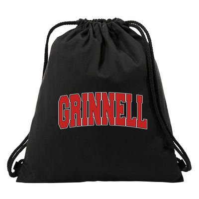 Grinnell Ia Iowa Varsity Style Usa Vintage Sports Gift Drawstring Bag
