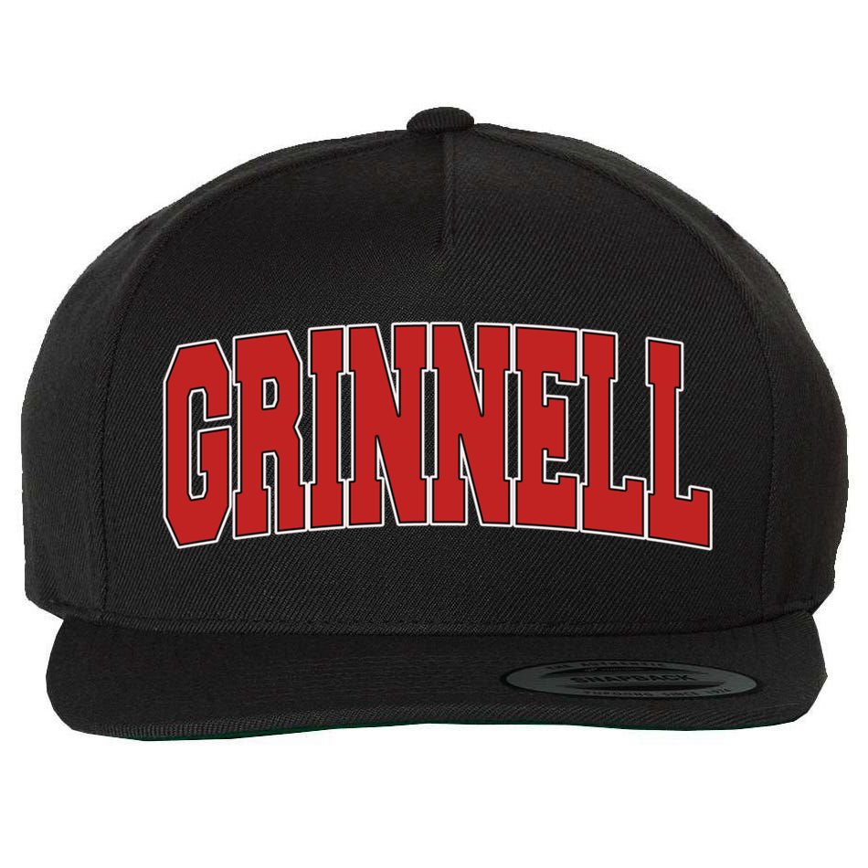 Grinnell Ia Iowa Varsity Style Usa Vintage Sports Gift Wool Snapback Cap