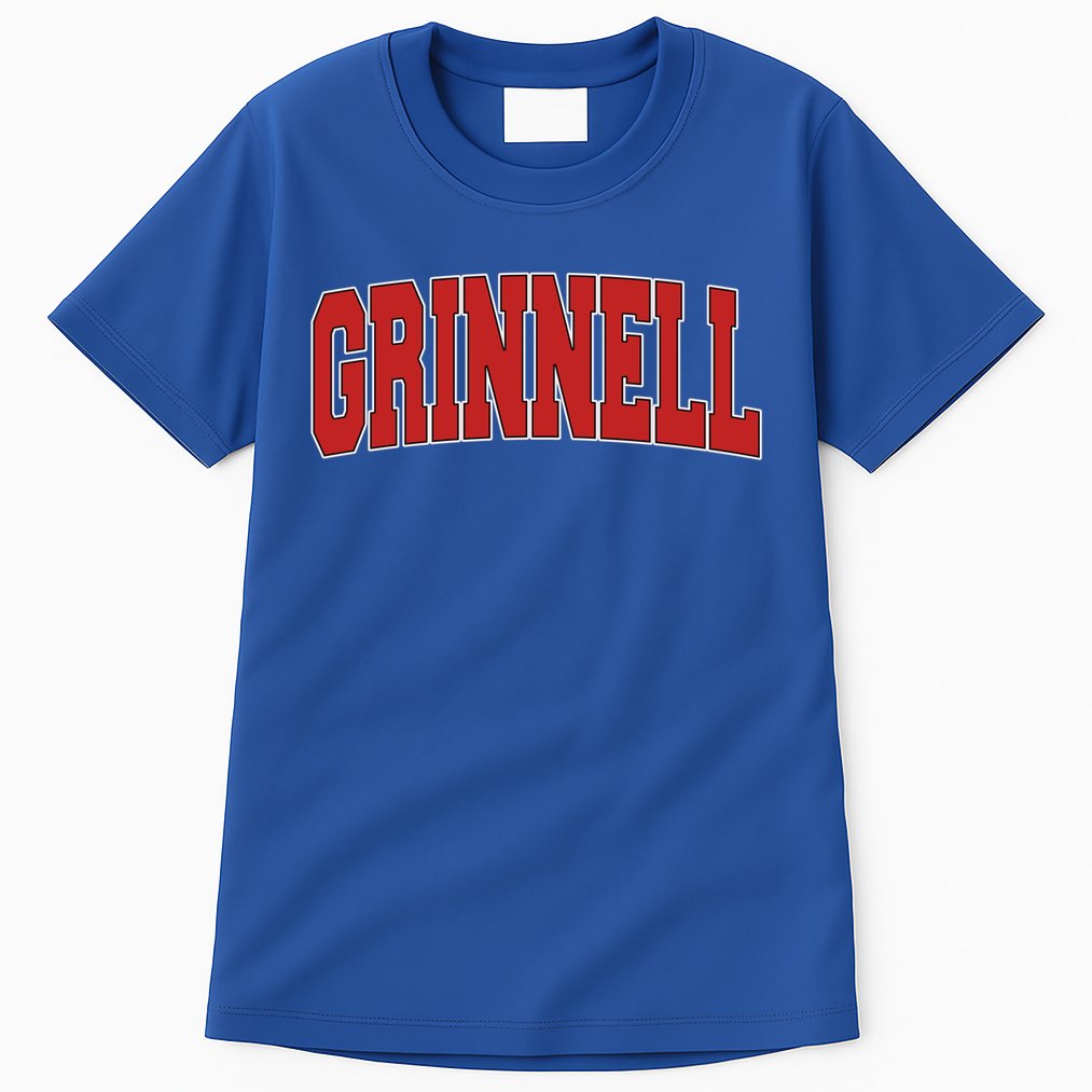 Grinnell Ia Iowa Varsity Style Usa Vintage Sports Gift Tall T-Shirt