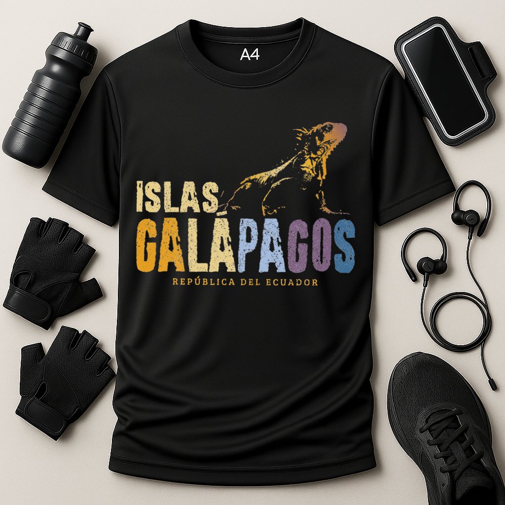 Galapagos Islands Islas Galapagos Iguana Ecuador Performance Shirt