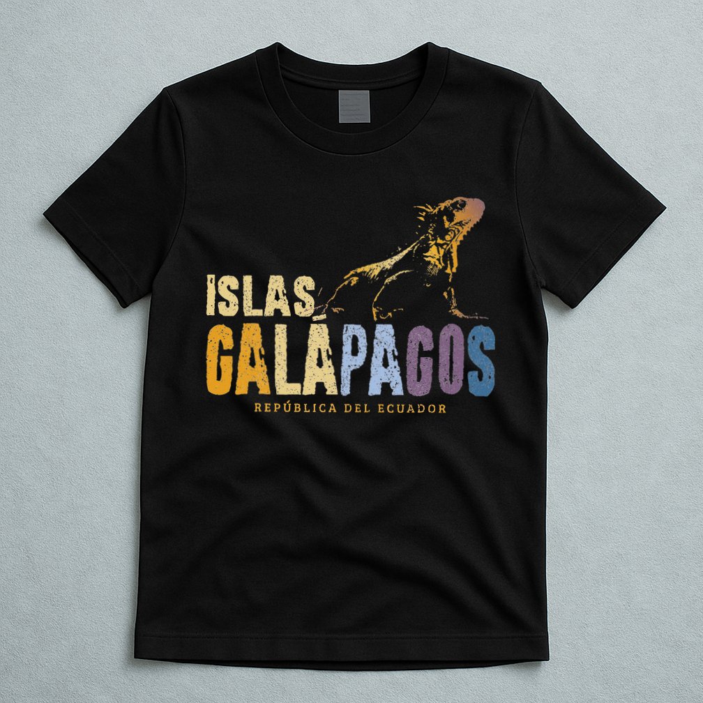 Galapagos Islands Islas Galapagos Iguana Ecuador T-Shirt