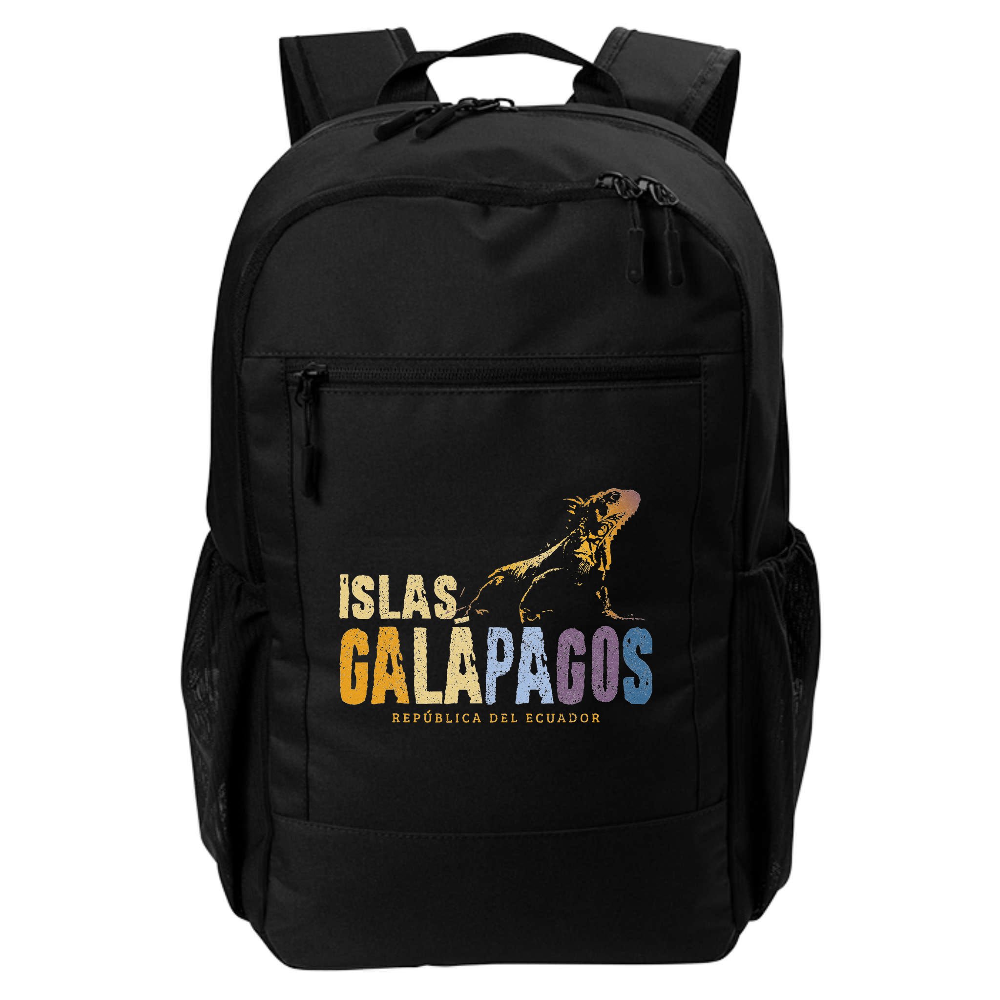 Galapagos Islands Islas Galapagos Iguana Ecuador Backpack