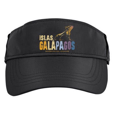 Galapagos Islands Islas Galapagos Iguana Ecuador Adult Drive Performance Visor