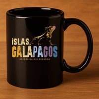 Galapagos Islands Islas Galapagos Iguana Ecuador 11oz C Handle Ceramic Mug