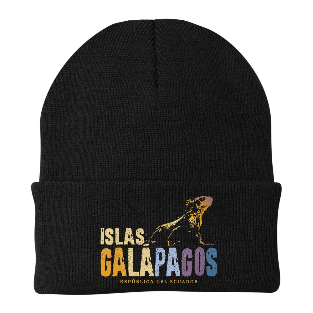 Galapagos Islands Islas Galapagos Iguana Ecuador Beanie