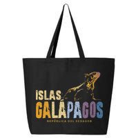 Galapagos Islands Islas Galapagos Iguana Ecuador 25L Jumbo Tote