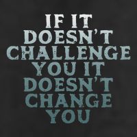 Gym If It Doesnt Challenge You Workout Motivation Garment-Dyed Heavyweight T-Shirt