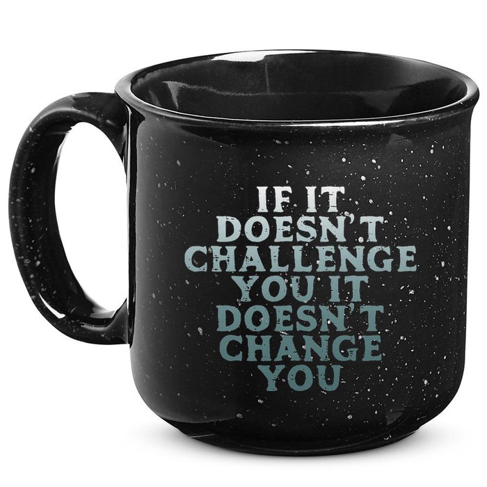 Gym If It Doesnt Challenge You Workout Motivation 15oz Campfire Ceramic Mug