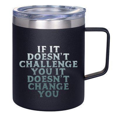 Gym If It Doesnt Challenge You Workout Motivation 12oz Stainless Steel Coffee Mug