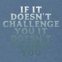 Gym If It Doesnt Challenge You Workout Motivation Garment-Dyed Sweatshirt