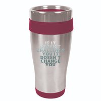 Gym If It Doesnt Challenge You Workout Motivation 16oz Travel Tumbler