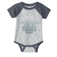 Gym If It Doesnt Challenge You Workout Motivation Infant Baby Jersey Bodysuit