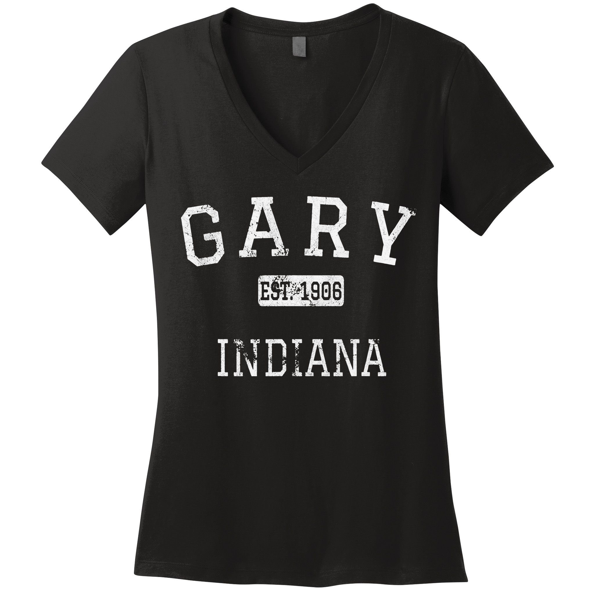 Gary Indiana IN Vintage Women's V-Neck T-Shirt