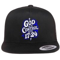 God Is In Control Survivor Juvenile Arthritis Awareness Flat Bill Trucker Hat