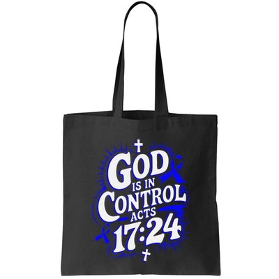 God Is In Control Survivor Juvenile Arthritis Awareness Bag