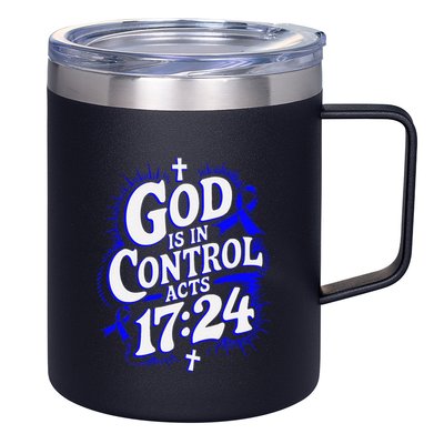 God Is In Control Survivor Juvenile Arthritis Awareness 12oz Stainless Steel Coffee Mug