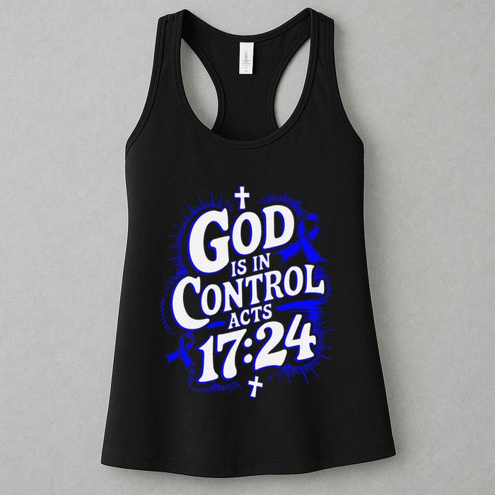 God Is In Control Survivor Juvenile Arthritis Awareness Womens Tank Top
