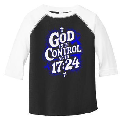 God Is In Control Survivor Juvenile Arthritis Awareness Toddler Fine Jersey T-Shirt