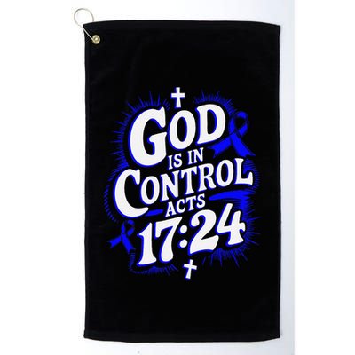 God Is In Control Survivor Juvenile Arthritis Awareness Golf Towel