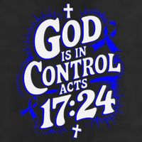 God Is In Control Survivor Juvenile Arthritis Awareness Golf Towel