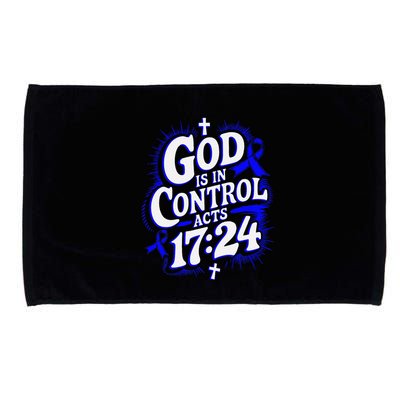God Is In Control Survivor Juvenile Arthritis Awareness Microfiber Hand Towel