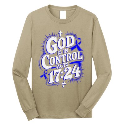 God Is In Control Survivor Juvenile Arthritis Awareness Long Sleeve Shirt