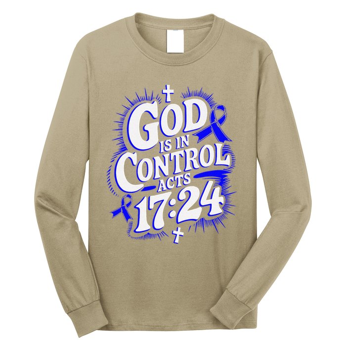 God Is In Control Survivor Juvenile Arthritis Awareness Long Sleeve Shirt