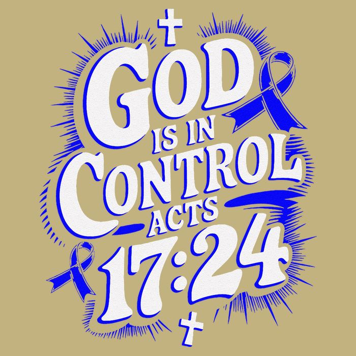 God Is In Control Survivor Juvenile Arthritis Awareness Long Sleeve Shirt