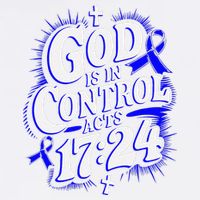 God Is In Control Survivor Juvenile Arthritis Awareness Garment-Dyed Sweatshirt