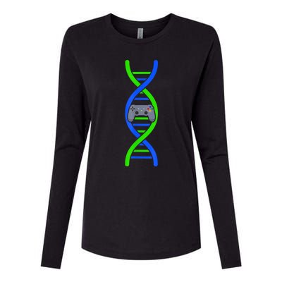 Gaming ItS In My Dna Gamer Womens Cotton Relaxed Long Sleeve T-Shirt