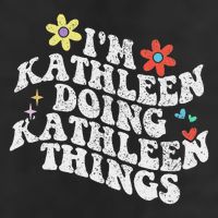 Groovy Im Kathleen Doing Kathleen Things Funny Mother's Day Adult Drive Performance Visor