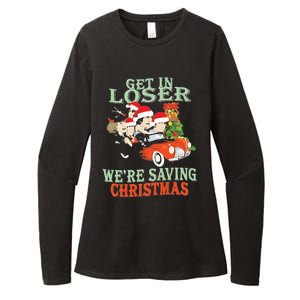 Get In Loser Were Saving Christmas Womens CVC Long Sleeve Shirt