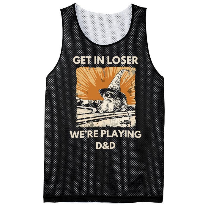 Get In Loser Were Playing Dnd Mesh Reversible Basketball Jersey Tank