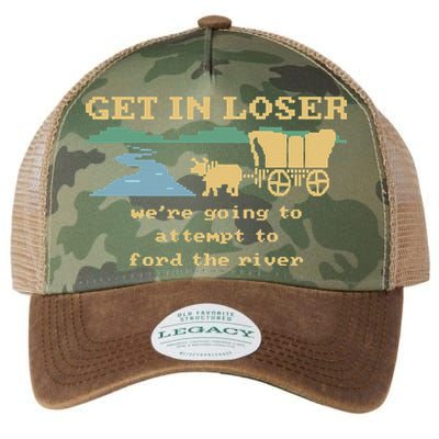 Get In Loser Were Going To Attempt To For.D The River Legacy Tie Dye Trucker Hat