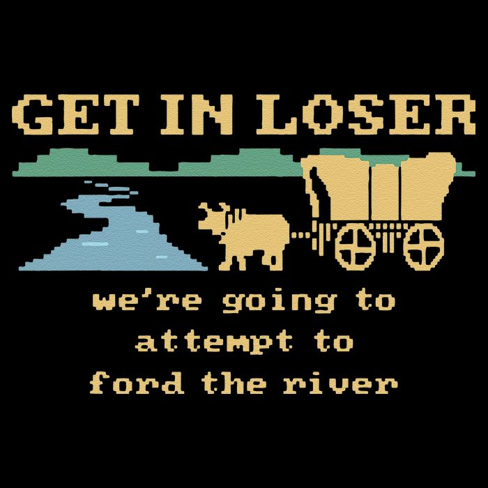 Get In Loser Were Going To Attempt To For.D The River Wool Snapback Cap