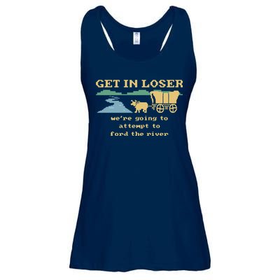 Get In Loser Were Going To Attempt To For.D The River Ladies Essential Flowy Tank